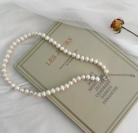 Big Edison Natural Freshwater Pearl Necklace - GlimmaStyle