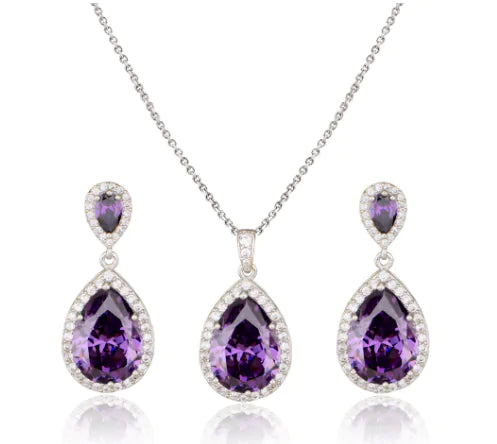 Zircon Jewelry Set - GlimmaStyle