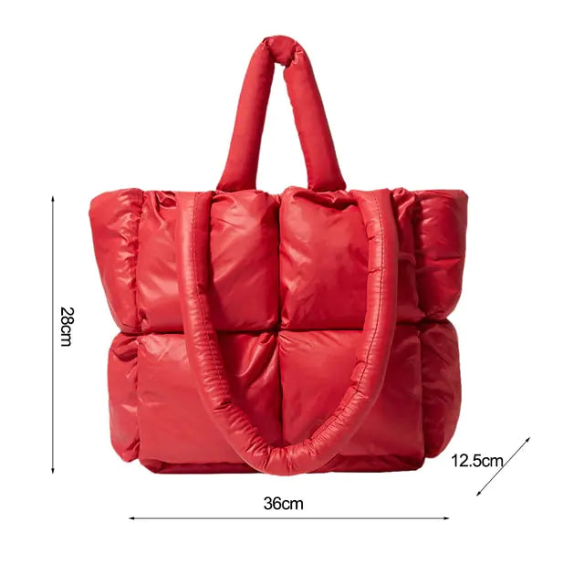 Fashion Large Tote Padded Handbags - GlimmaStyle