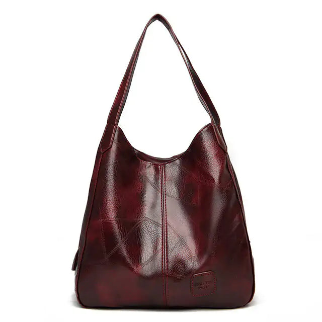 Vintage PU Leather Handbag For Women - GlimmaStyle