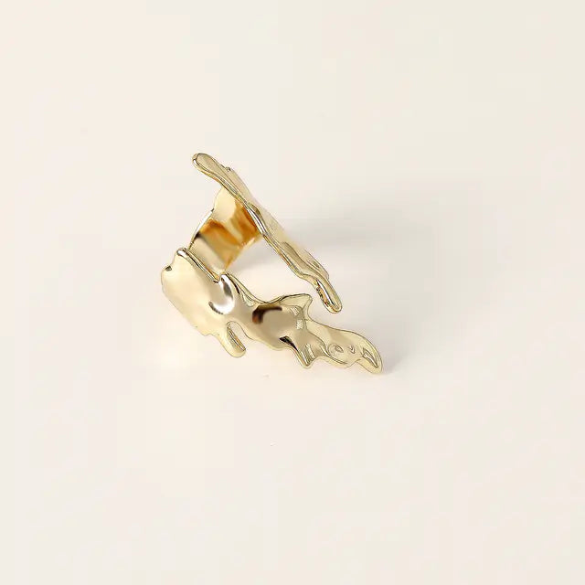 Flame Motif Plated Rings - GlimmaStyle