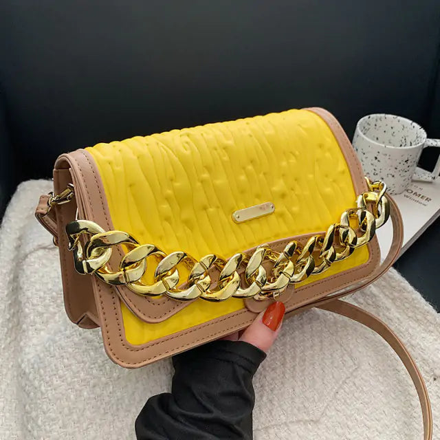 Thick Chain Handbag - GlimmaStyle