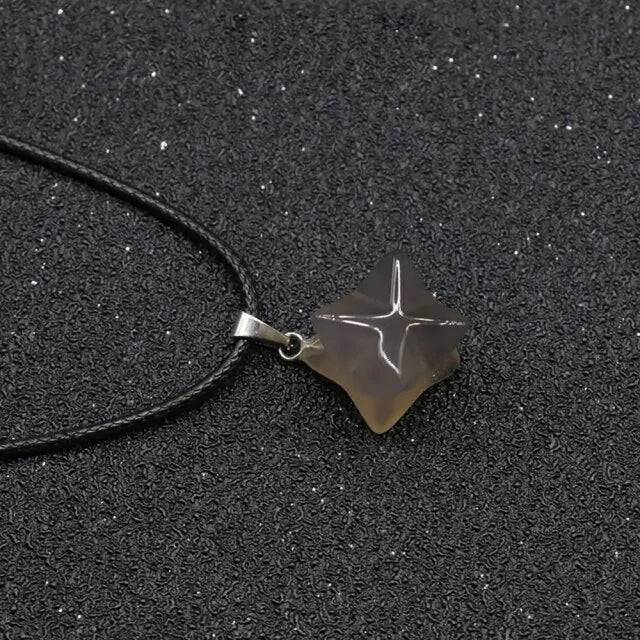 3D Six-pointed Star Necklace