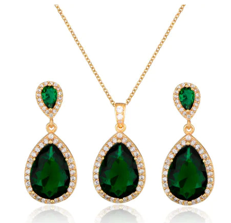 Zircon Jewelry Set - GlimmaStyle