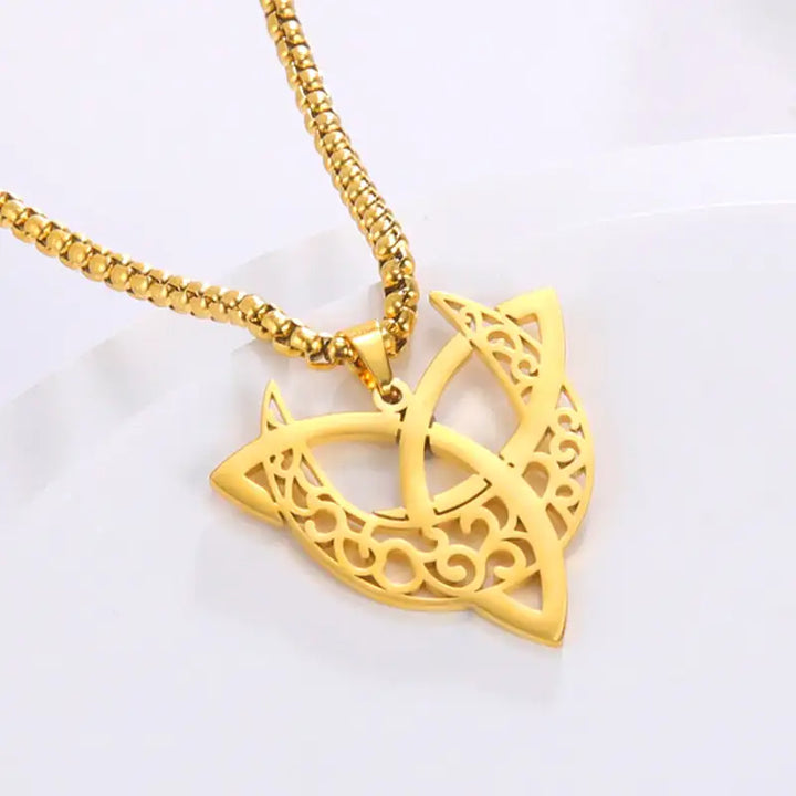 Triquetra Moon Pentagram Necklaces - GlimmaStyle