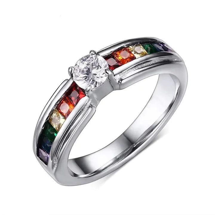 Zircon Rainbow Ring - GlimmaStyle