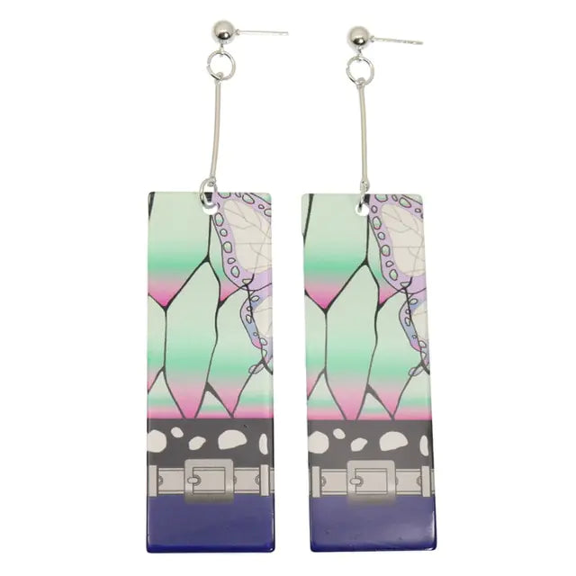 Acrylic Tanjiro Earrings - GlimmaStyle