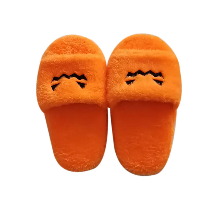 Women Plush Pumpkin Slippers - GlimmaStyle