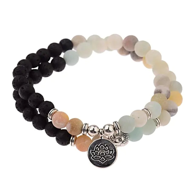 Charm Retro Buddha Bead Bracelet - GlimmaStyle