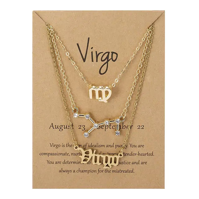 Zodiac Sign Necklace - GlimmaStyle