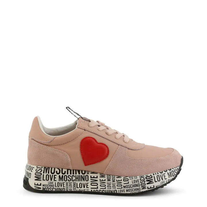 Pink Heart Sneakers - GlimmaStyle