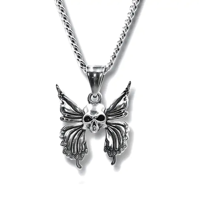 Punk Skull Sword Necklace - GlimmaStyle