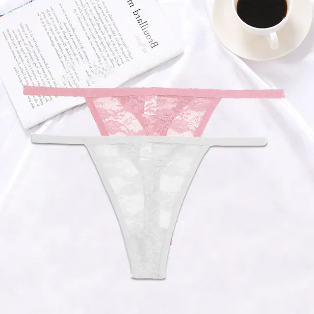 2PCS/Set Women Lace G-string Panties - GlimmaStyle