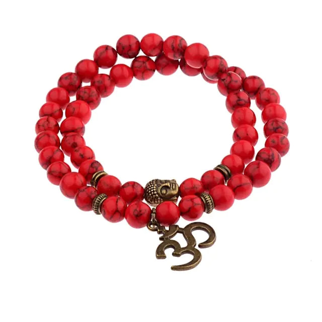 Charm Retro Buddha Bead Bracelet - GlimmaStyle