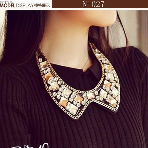 Fashionable Statement Choker Necklace - GlimmaStyle