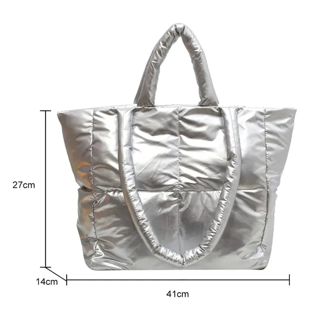 Fashion Large Tote Padded Handbags - GlimmaStyle