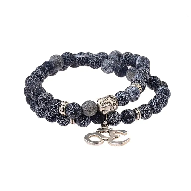 Charm Retro Buddha Bead Bracelet - GlimmaStyle