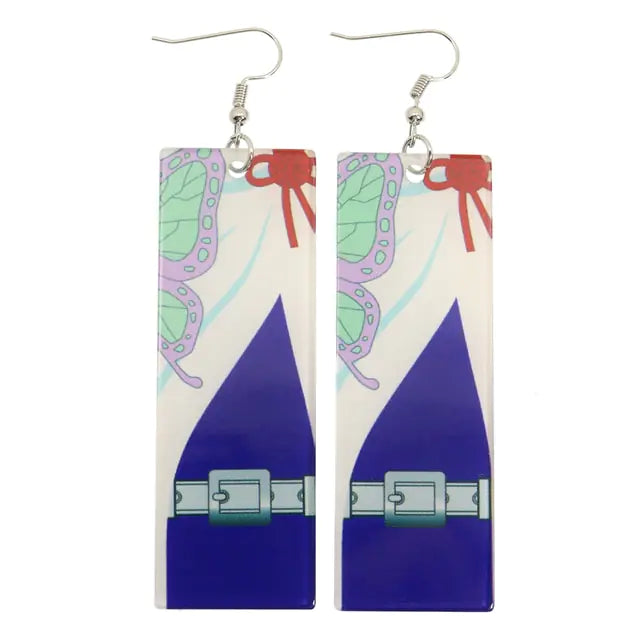 Acrylic Tanjiro Earrings - GlimmaStyle