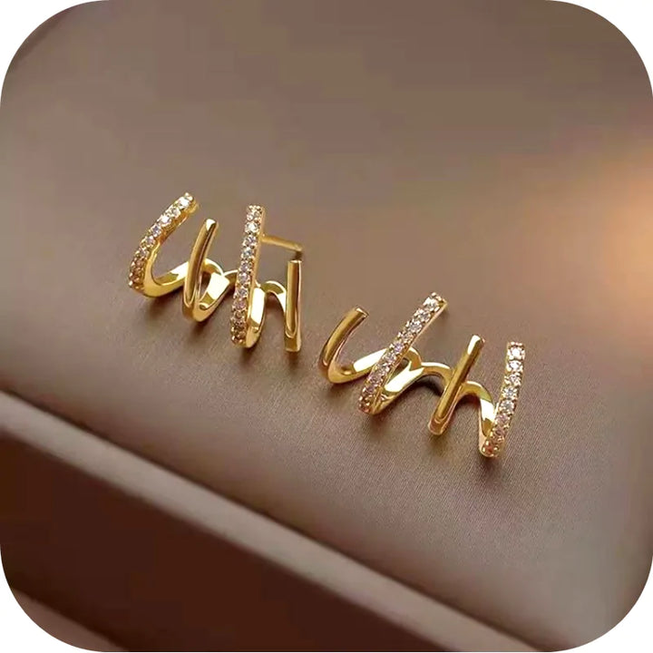 Tiffany 4 Point Earring - GlimmaStyle