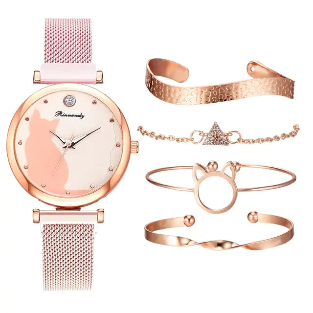 Fashion Watch Set for Women - GlimmaStyle