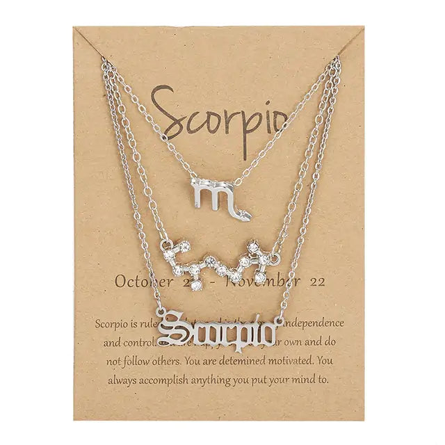 Zodiac Sign Necklace - GlimmaStyle