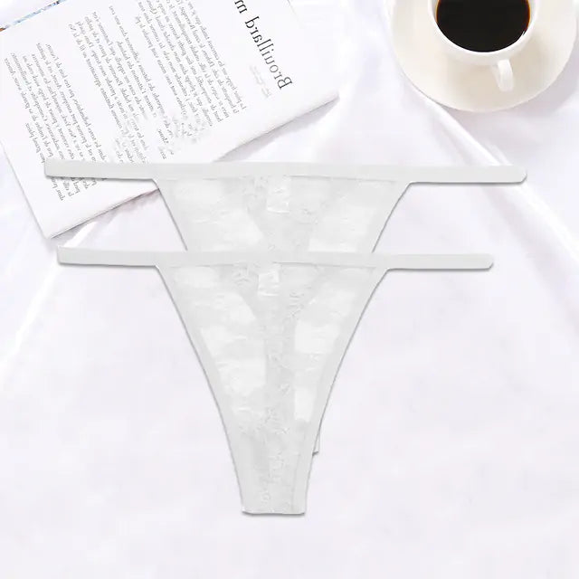 2PCS/Set Women Lace G-string Panties - GlimmaStyle