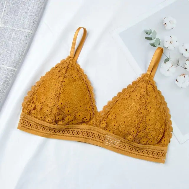 Sexy Floral Lace Bra - GlimmaStyle