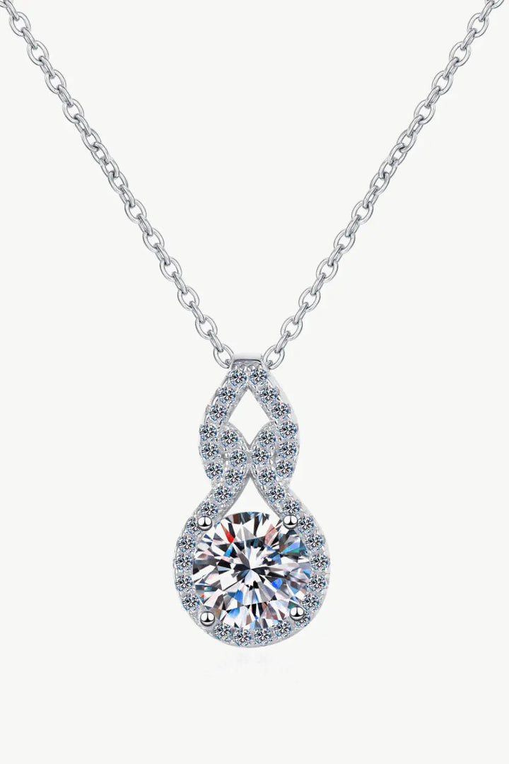 Carat Moissanite Pendant Necklace - GlimmaStyle