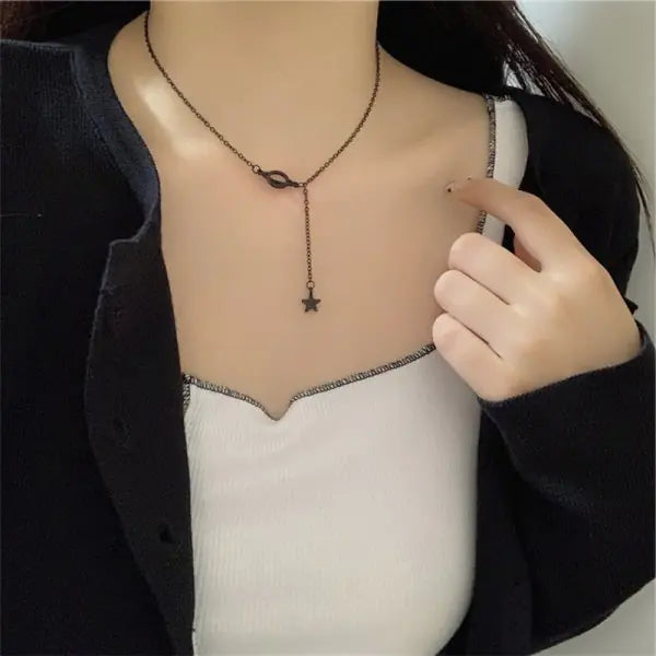 Shiny Zircon Necklace - GlimmaStyle
