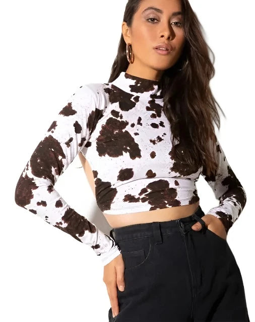 Dragon Printed Women Sexy Crop Top - GlimmaStyle