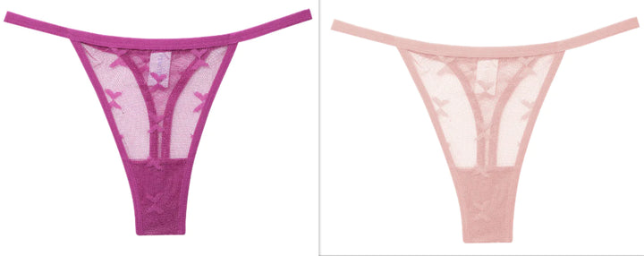 2PCS/Set Women Lace G-string Panties - GlimmaStyle