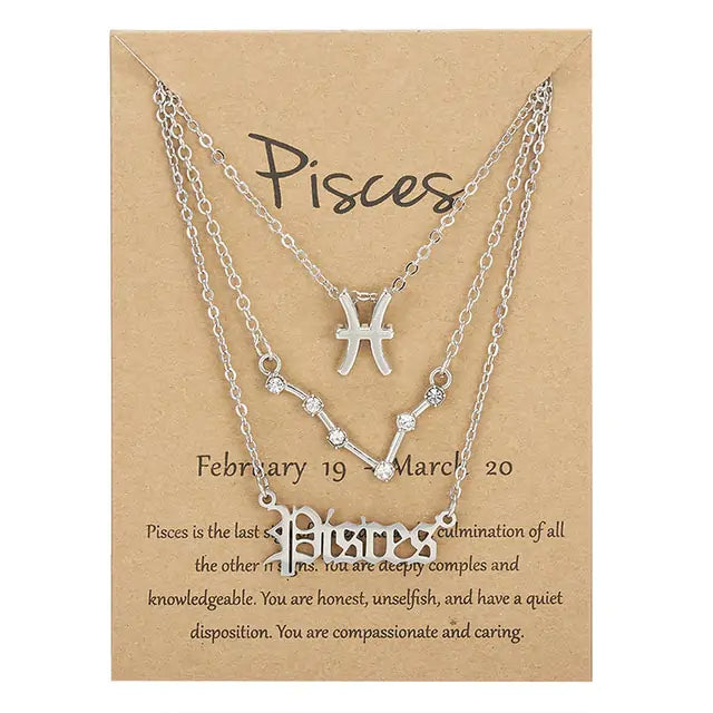 Zodiac Sign Necklace - GlimmaStyle