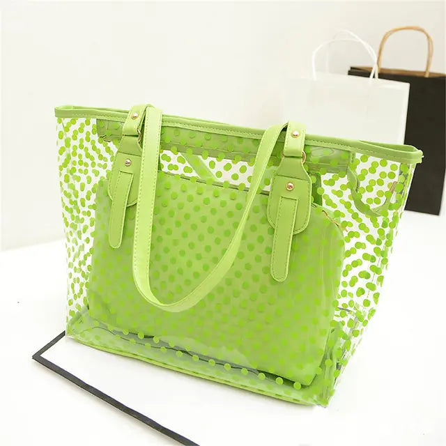 Candy Color Transparent Handbag - GlimmaStyle