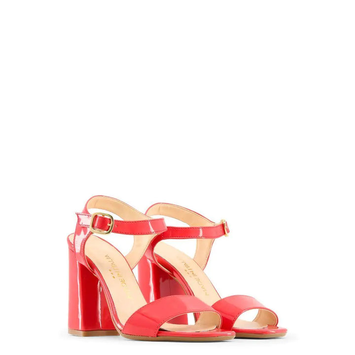 Patent Leather High Heel Sandals - GlimmaStyle