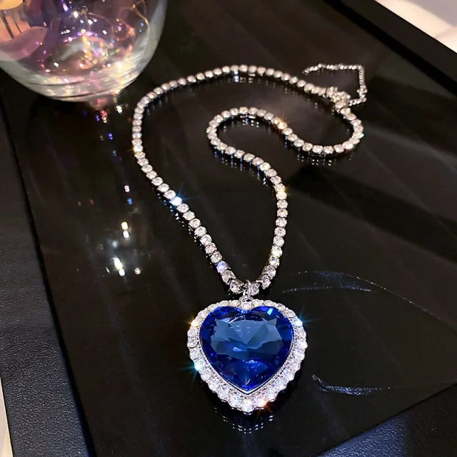 Titanic Heart Of Ocean Necklace - GlimmaStyle