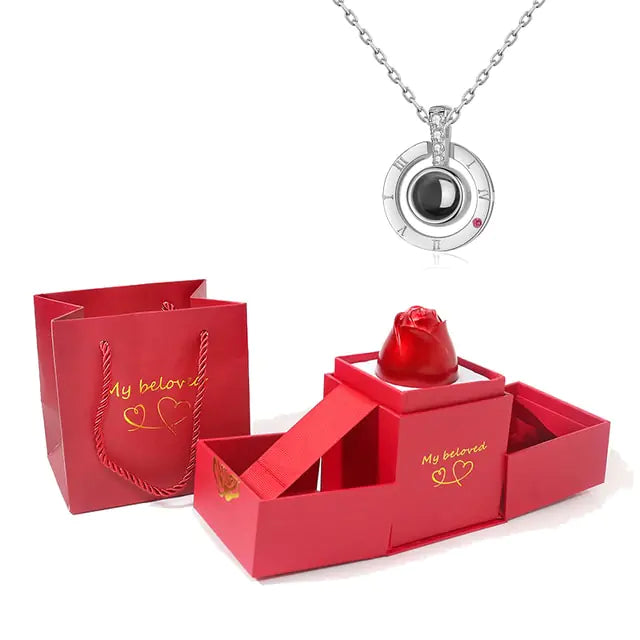 Projection Necklace With Gift Box - GlimmaStyle