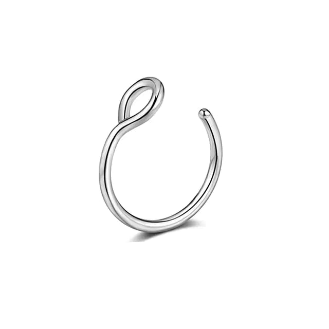 Septum Fake Piercing Nose Ring - GlimmaStyle