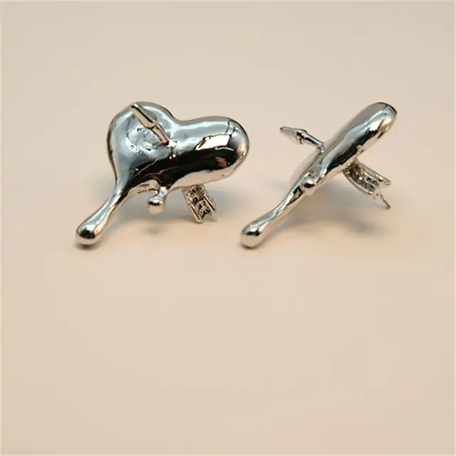 Personality Style Metal Cupid Earrings - GlimmaStyle