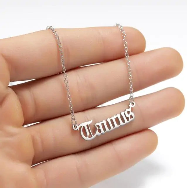 Zodiac Necklace Alphabet - GlimmaStyle