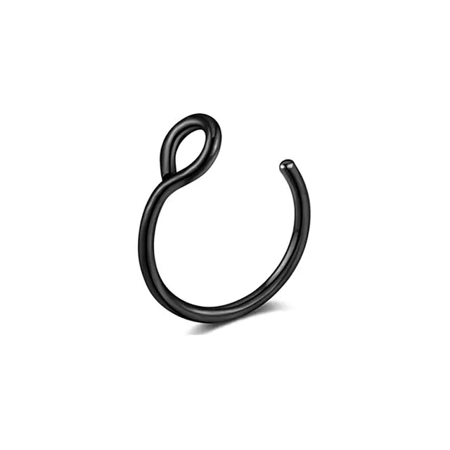 Septum Fake Piercing Nose Ring - GlimmaStyle