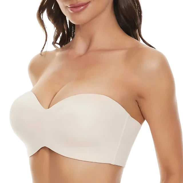 Strapless Bra Push up Non-Slip - GlimmaStyle