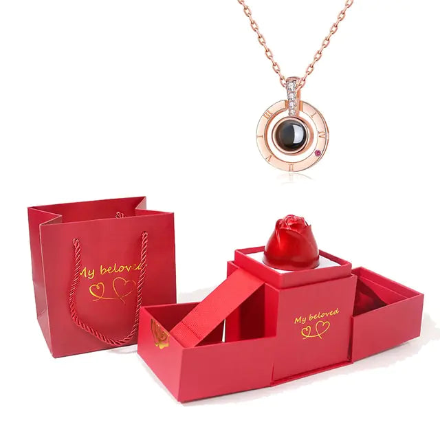 Projection Necklace With Gift Box - GlimmaStyle