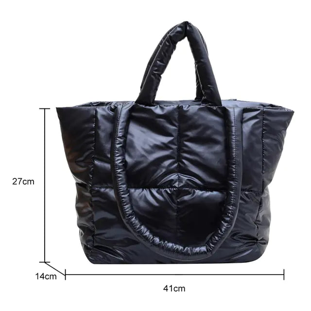 Fashion Large Tote Padded Handbags - GlimmaStyle