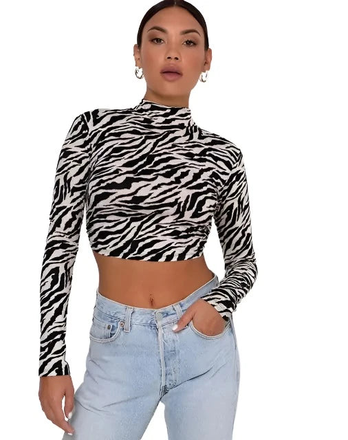 Dragon Printed Women Sexy Crop Top - GlimmaStyle