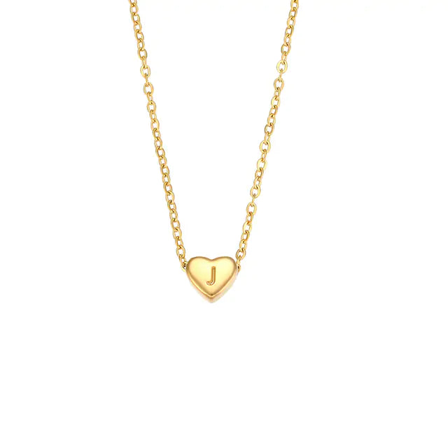 Heart-Shaped Pendant Necklace - GlimmaStyle