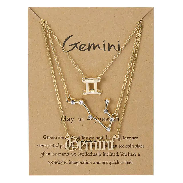 Zodiac Sign Necklace - GlimmaStyle