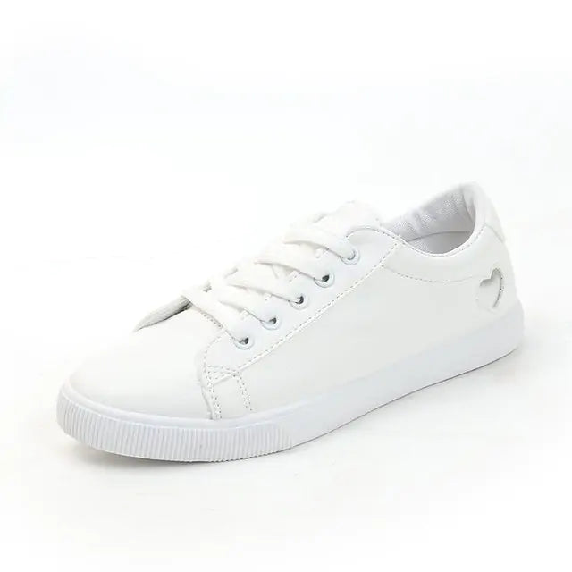 Skate White Shoes - GlimmaStyle