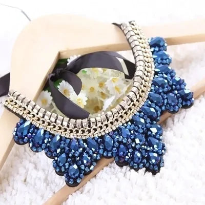 Fashionable Statement Choker Necklace - GlimmaStyle