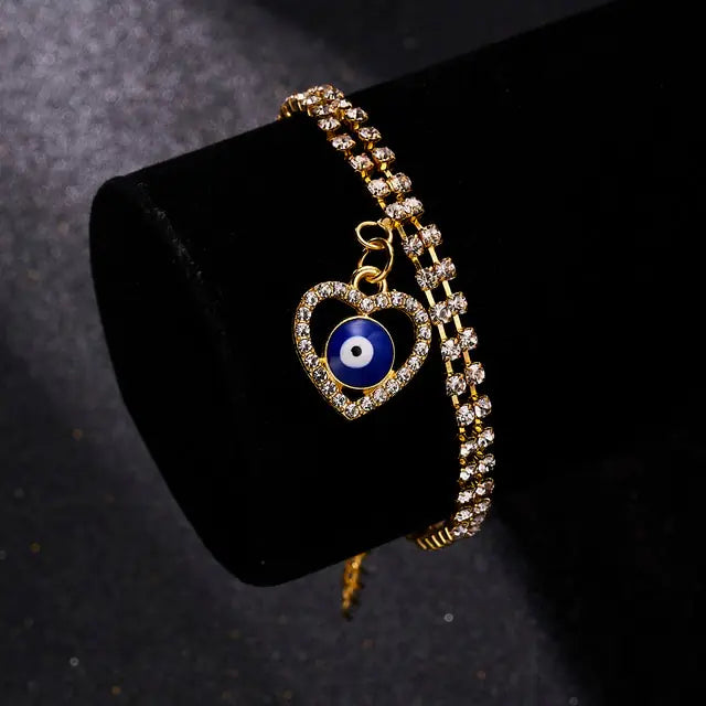 Classic Turkish Evil Eye Bracelet - GlimmaStyle