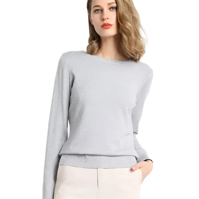 Knitted Pullover Women Sweater - GlimmaStyle